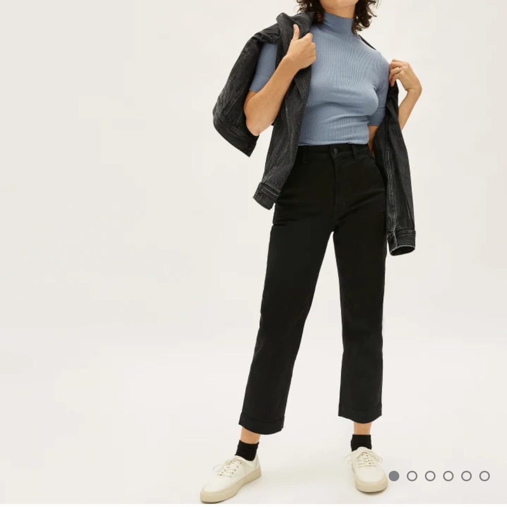 Everlane Straight Leg Crop Pants (short)